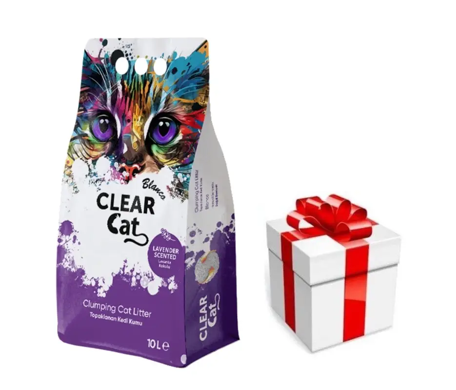 Clear Cat Blanco Lawendażwirek bentonitowy 10l + překvapení pro kočku ZDARMA Kup Teď