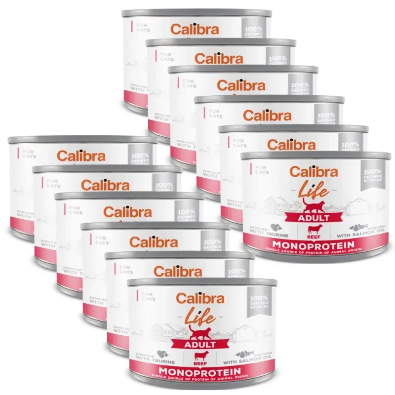 CALIBRA Cat Adult Life Beef 12x200g Pouze Dnes