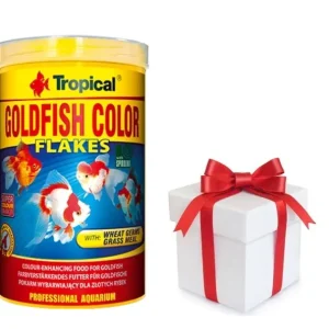 Výhodná Nabídka TROPICAL Goldfish Color 1000ml + vzorek krmiva pro ryby ZDARMA