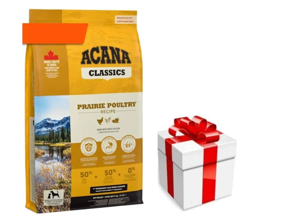 ACANA Classics Prairie Poultry 9,7kg + překvapení pro vašeho psa ZDARMA Bezpečná Platba