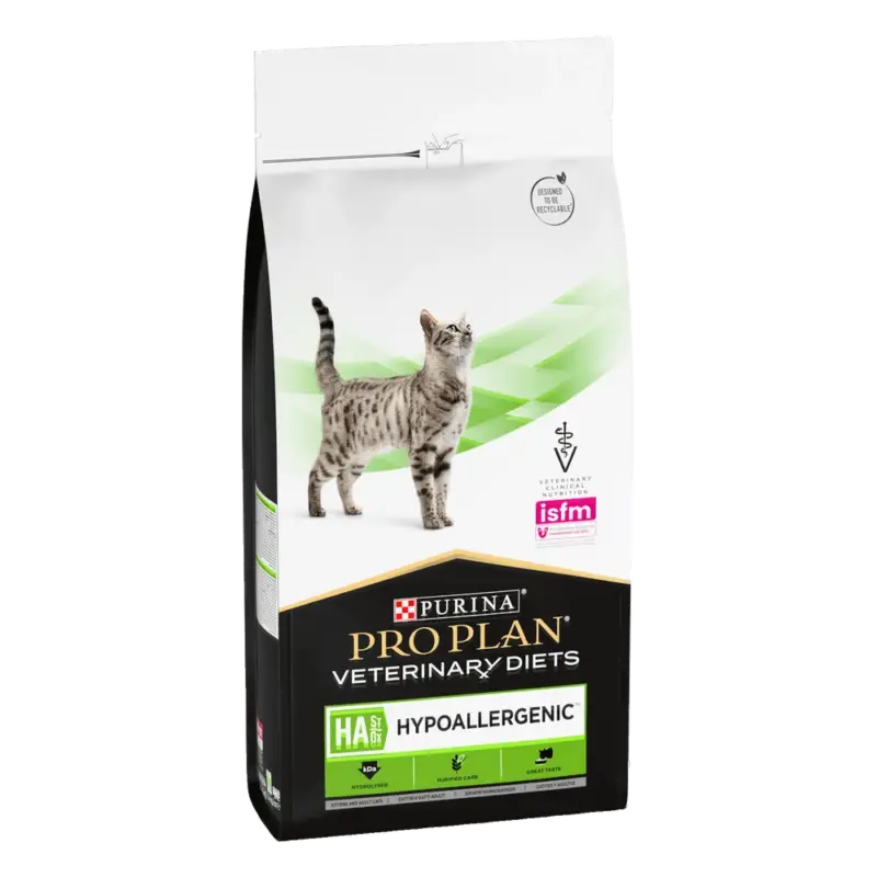 Nejlepší Cena Purina PPVD Feline HA Hypoallergenic 1,3 kg + ENZO VET Hypoallergenic 6x100g