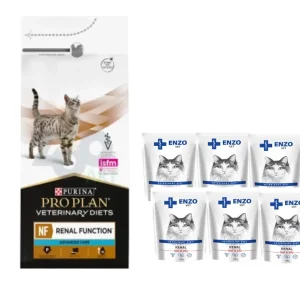 Finální Výprodej PURINA Veterinary PVD NF Renal Function Cat 1,5 kg + ENZO VET Renal 6x100g