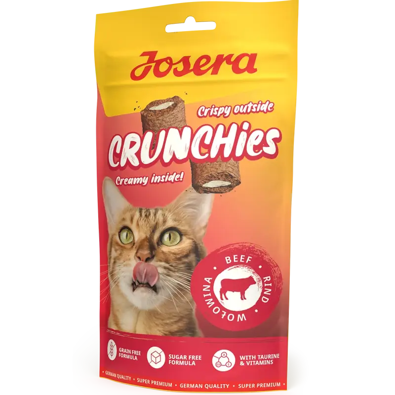 JOSERA Crunchies - Hovězí (pamlsek pro kočky) 60g Oblíbený