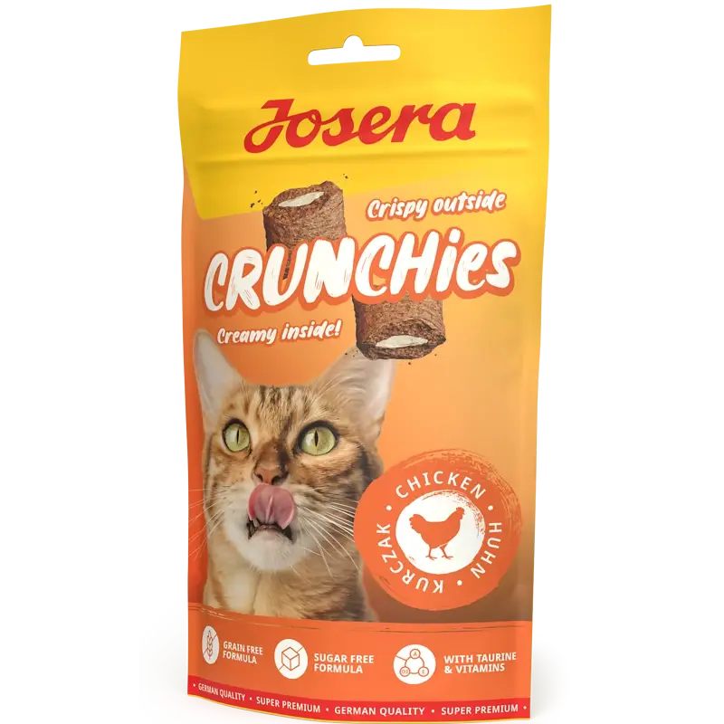 Ověřený JOSERA Crunchies - Kuřecí (pamlsek pro kočky) 60g