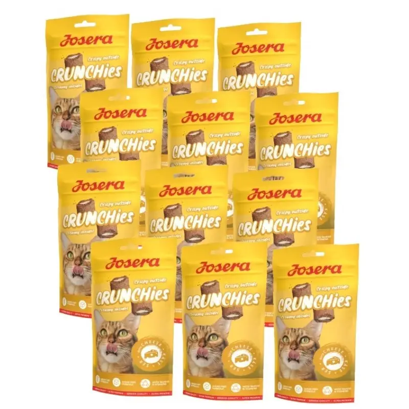 Finální Výprodej JOSERA Crunchies - se sýrem (pamlsek pro kočky) 12x60g