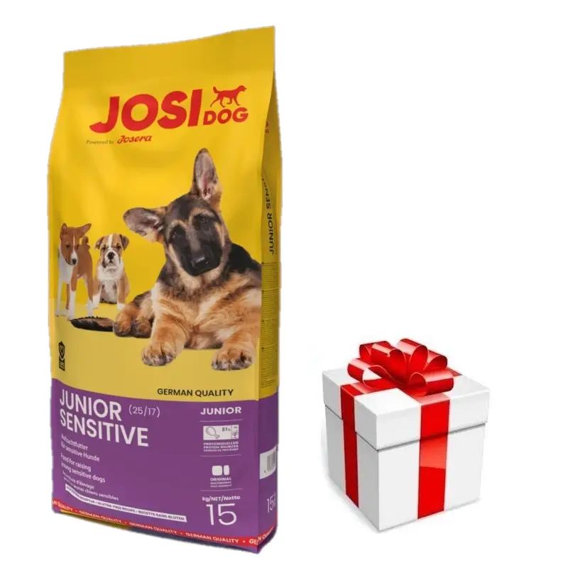 JOSERA JosiDog Junior Sensitive 15kg + překvapení pro psa ZDARMA Rychlé Dodání