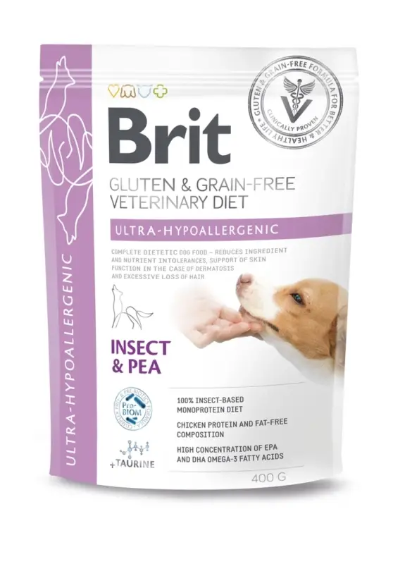 BRIT GF Veterinary Diets Dog Ultra-Hypoallergenic Insect 400 g Cenový Hit