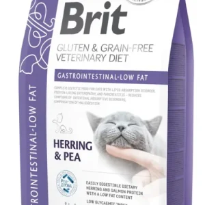 Cenově Výhodný BRIT GF Veterinary Diets Cat Gastrointestinal-Low Fat 5 kg