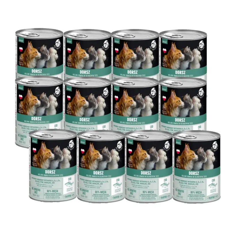 Nízká Cena PetRepublic kousky v omáčce s treskou 12x400g pro kočky