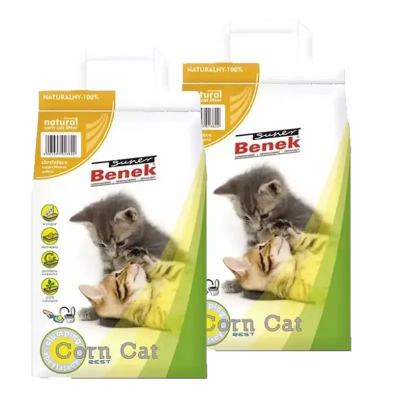 Nová Kolekce SUPER BENEK Corn Cat Natural 2x7L