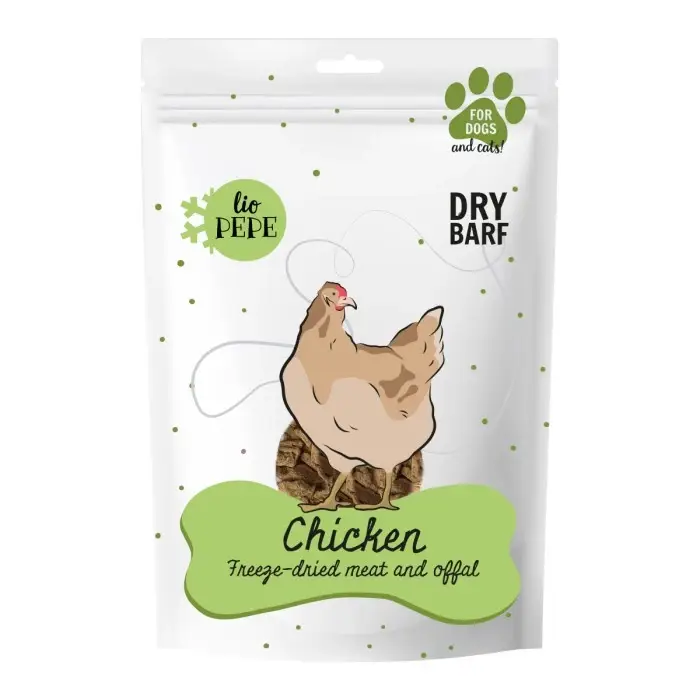 Nízká Cena PAKA ZWIERZAKA - Lio PEPE Kuřecí pamlsek (kuřecí srdíčka) 60g