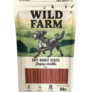 Ihned K Objednání WILD FARM králičí proužky 80 g pamlsek pro psy