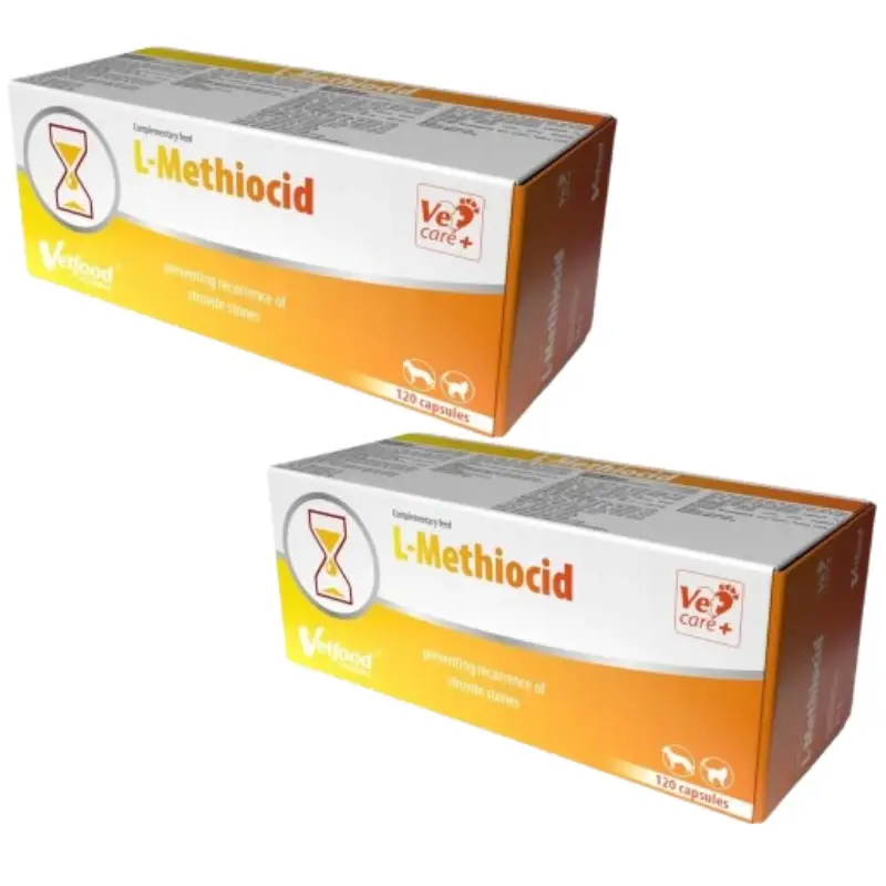 Jen Po Omezenou Doba VETFOOD L-Methiocid 2x120 kapslí