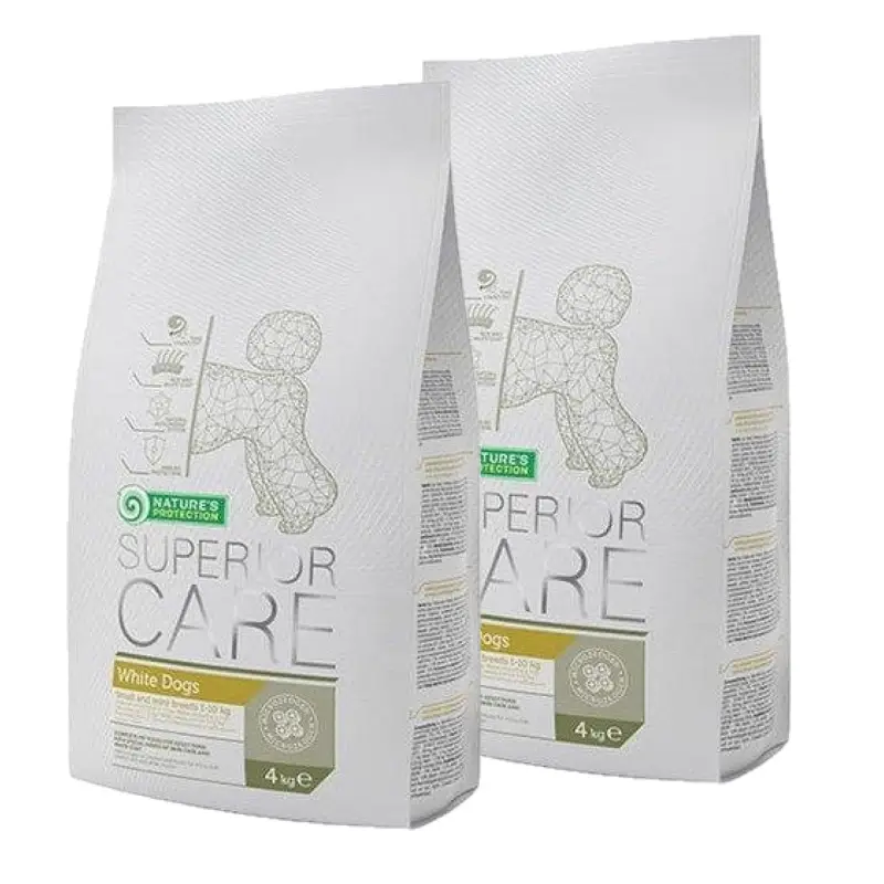 Aktuální NATURES PROTECTION Superior Care White pro dospělé psy malých plemen 2x4kg