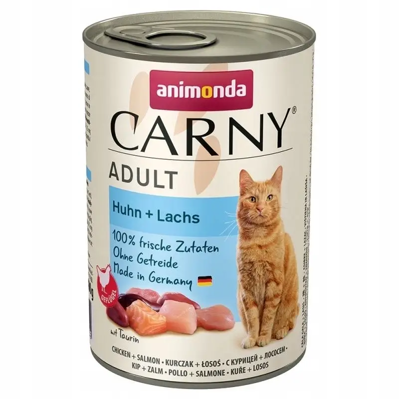 Speciální Cena ANIMONDA Cat Carny Adult příchuť: kuře a losos 400g