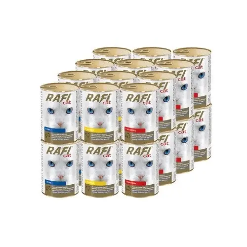 RAFI Cat Kousky v omáčce mix chutí 30x415g Autentický