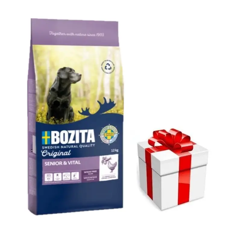 Novinka BOZITA Orginal Senior 12kg + překvapení pro psa ZDARMA