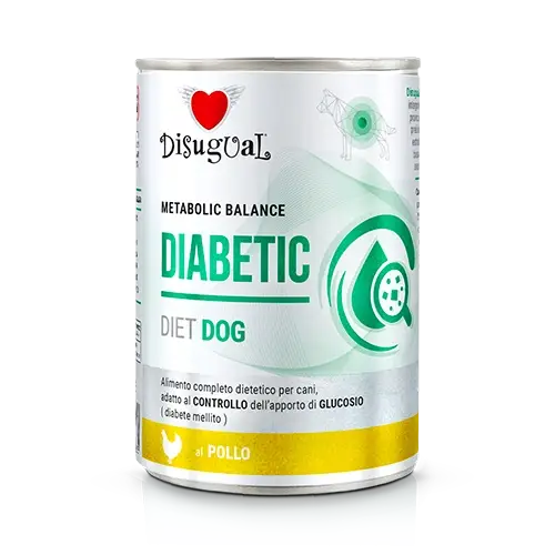 Disugual mokré krmivo pro psy Veterinární DIABETIC Kuře (dospělí) 400 g Poslední Šance