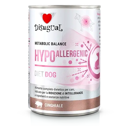 Novinka Disugual mokré krmivo pro psy Veterinární HYPOALLERGENIC Dzik (dospělý) 400 g