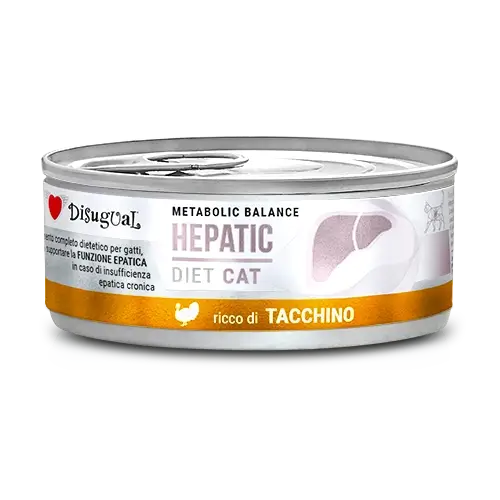 Koupit Online Disugual mokré krmivo pro kočky Veterinární HEPATIC Krůta (dospělí) 85 g