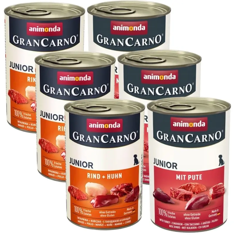 ANIMONDA GranCarno Junior Mix chutí 12x400g Akce