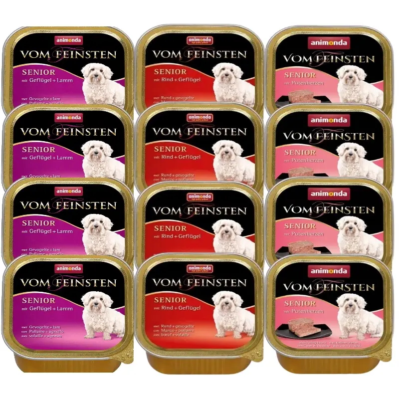 ANIMONDA Dog Vom Feinsten Senior Mix chutí 12x150g Značkový