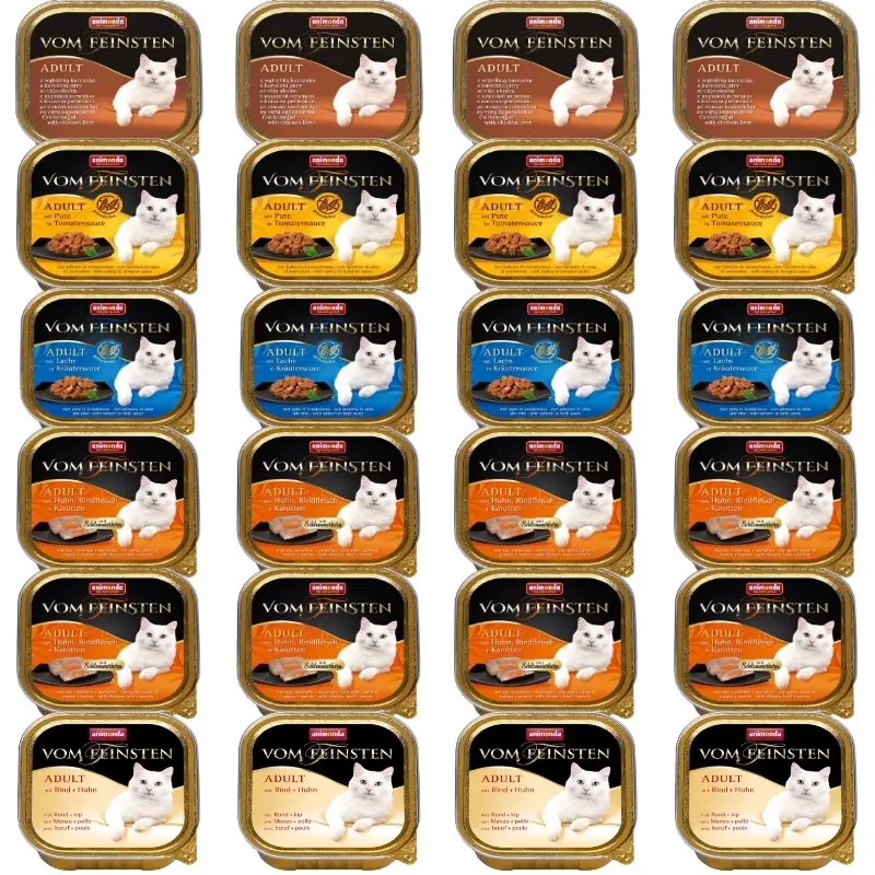 ANIMONDA Cat Vom Feinsten adult Adult Mix chutí 24x100g Výhodná Nabídka