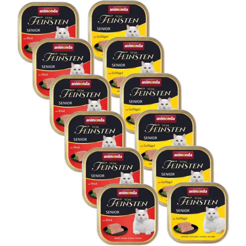 ANIMONDA Vom Feinsten Senior Cat Mix chutí 12x100g Jen Po Omezenou Doba