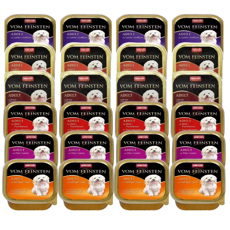 ANIMONDA Dog Vom Feinsten Adult příchuť: Mix příchutí 24x150g Tovární Cena