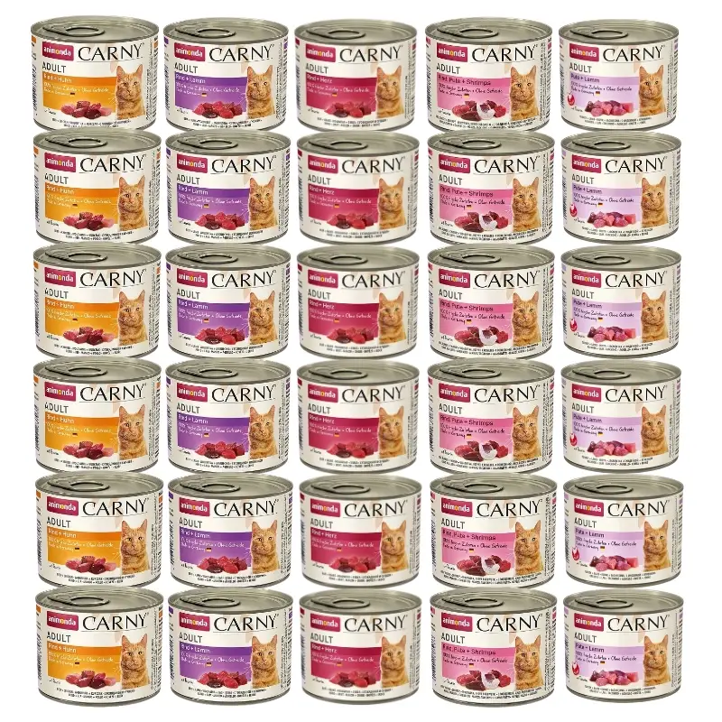 Pouze Dnes ANIMONDA Cat Carny Adult příchuť Mix příchutí 30x200g