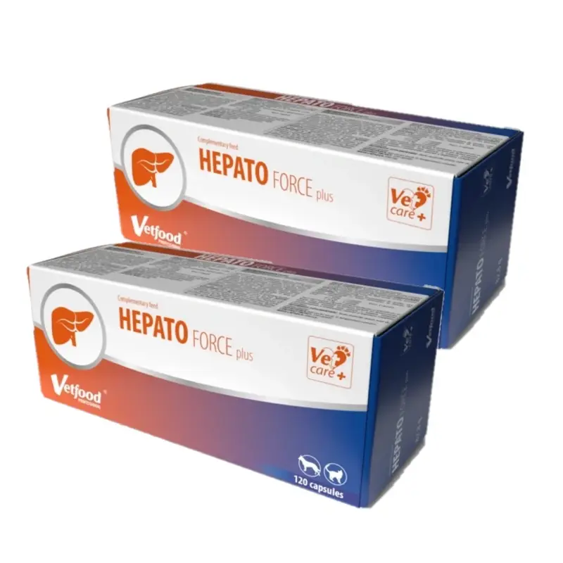 VETFOOD Hepatoforce Plus 2x120 kapslí. Přímo Od Výrobce