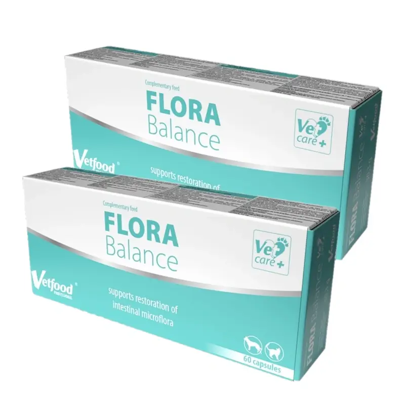 Levný VETFOOD FLORA Balance 2x60 kapslí