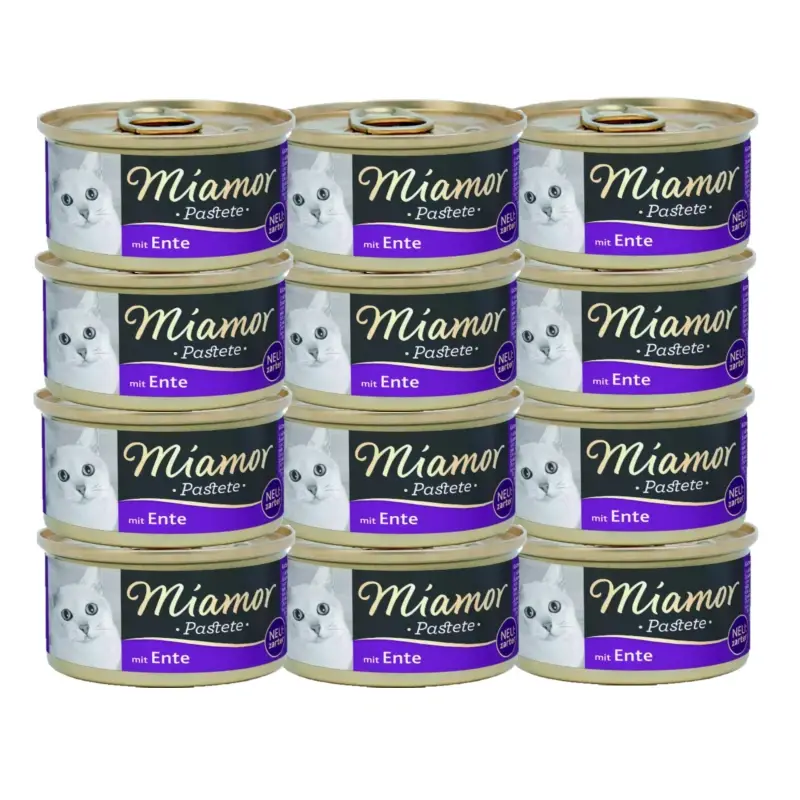Miamor Pastete kachna 12x85 g plechovka Levný
