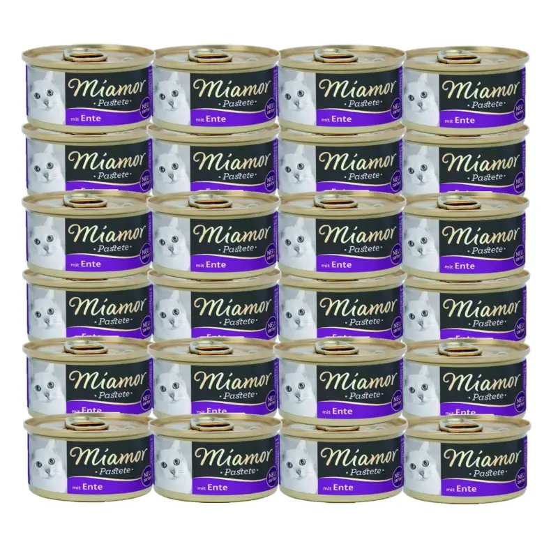 Nejprodávanější Miamor Pastete kachna 24x85g plechovka