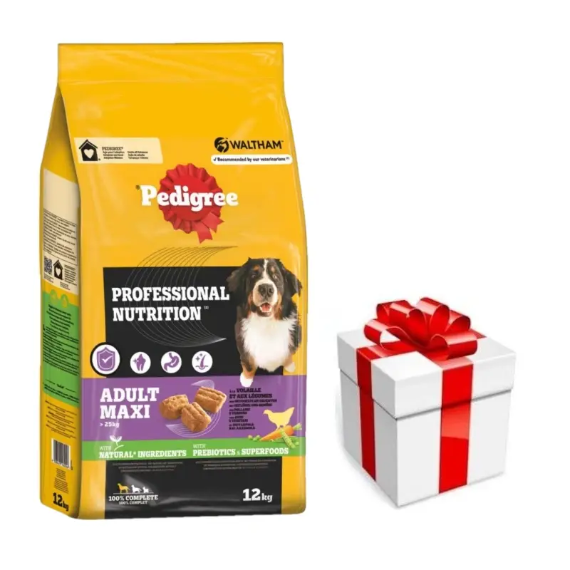 Jen Po Omezenou Doba PEDIGREE Professional Nutrition suché krmivo s drůbeží pro psy 12kg+ překvapení pro psa ZDARMA