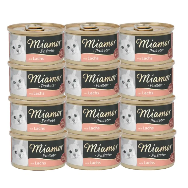 Finální Výprodej Miamor Pastete losos 12x85g plechovka