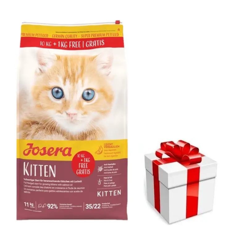 JOSERA Kitten 10+1 kg + překvapení pro kočku ZDARMA Akce