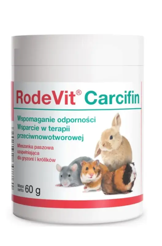 Novinka DOLFOS RodeVit Carcifin pro hlodavce a králíky 60g