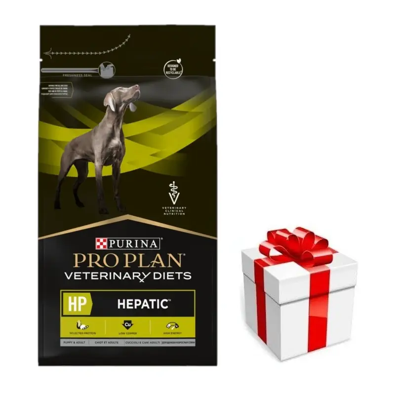 PRO PLAN Veterinary Diets HP Hepatic Karma – suché krmivo pro psy 12kg + překvapení pro psa ZDARMA Značkový