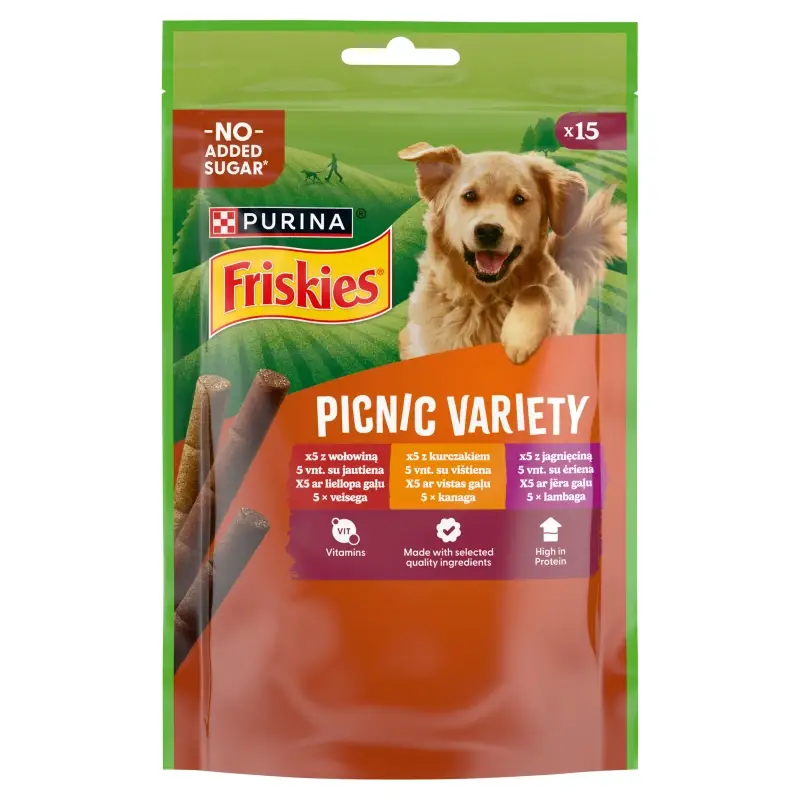 Objednat Nyní Friskies Picnic Variety pro dospělé psy 126 g (15 kusů)
