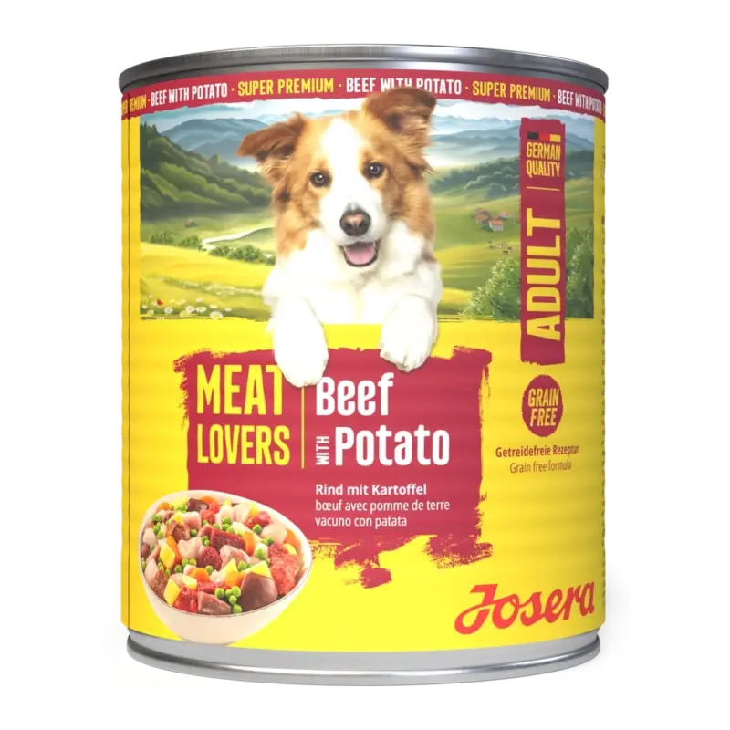 Koupit Online JOSERA Meatlovers Menu Hovězí maso s bramborami 800 g