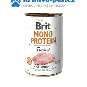 Brit Dog konzerva Mono Protein Turkey 400g Vrácení Zdarma