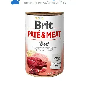 Brit Dog konzerva Paté & Meat Beef 400g Rychlé Dodání