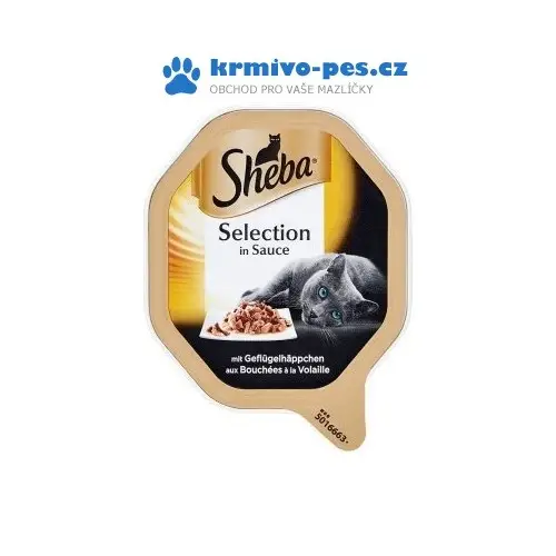 Sheba vanička Drůbeží kousky ve šťávě 85g Kup Teď