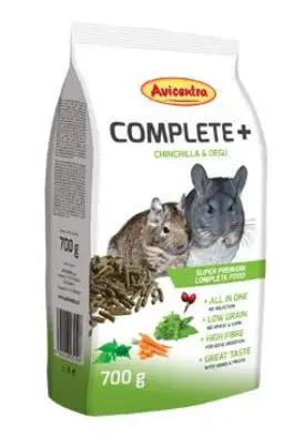 Nová Kolekce Avicentra COMPLETE+ činčila, osmák 700g