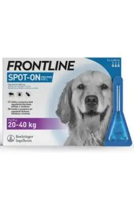 FRONTLINE SPOT ON pro psy L (20-40kg) - 3x2,68ml Rychlé Dodání