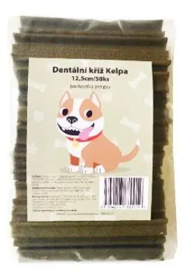Nejlepší Volba Pochoutka Dentální kříž Kelpa 12,5cm 50ks