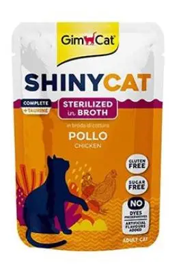 Gimcat ShinyCat kapsa kuře ve vývaru Sterilized 70g Nejprodávanější