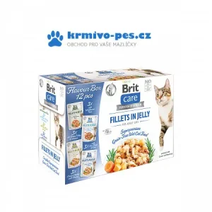 Brit Care Cat Fillets in Jelly Flavour box 12x85g Nejlepší Cena