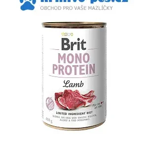 Brit Dog konzerva Mono Protein Lamb 400g Akční Cena
